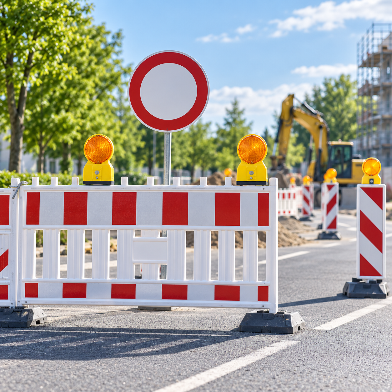 City Verkehrssicherung - professionelle Baustellenabsicherung