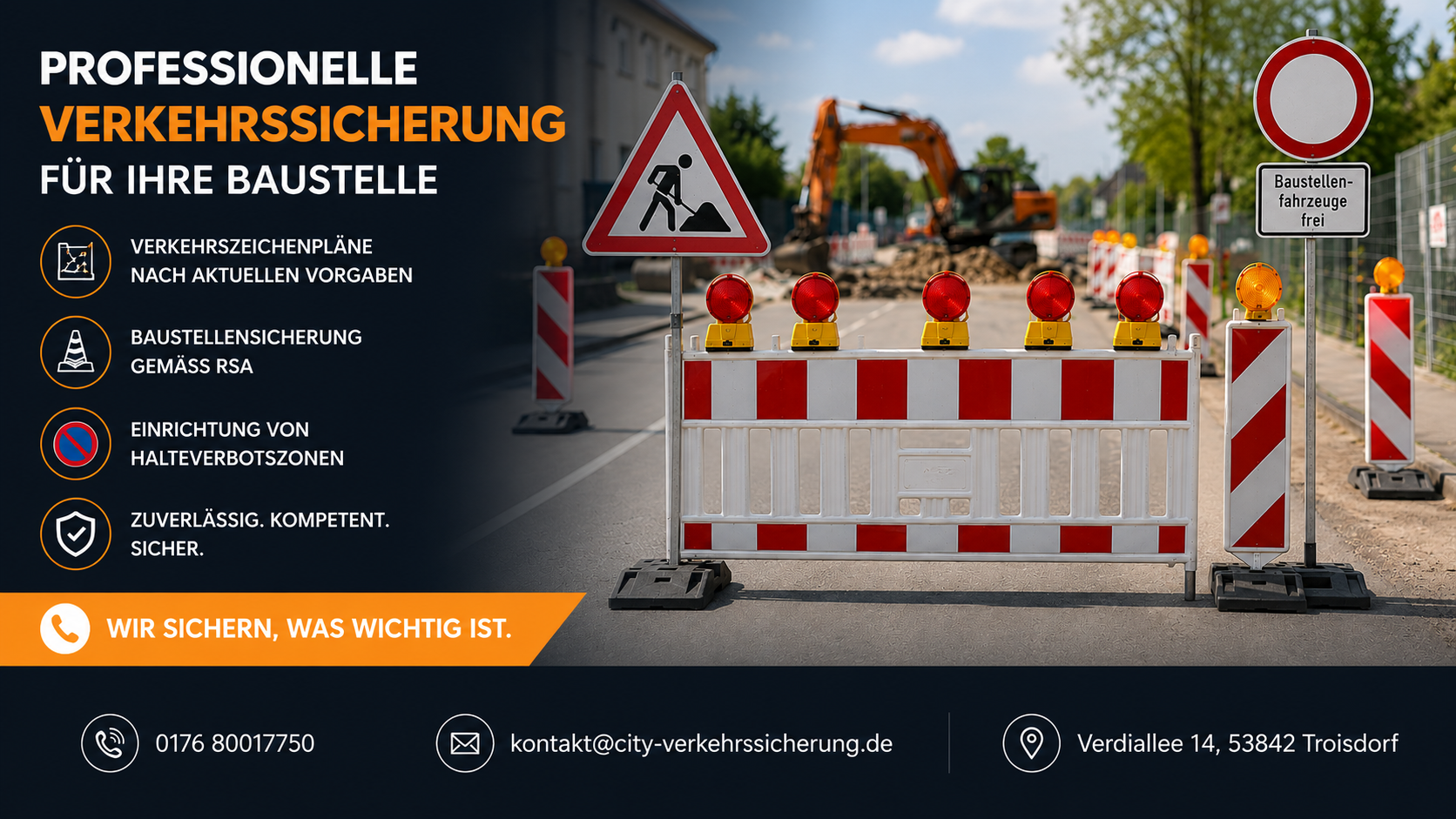 City Verkehrssicherung - professionelle Verkehrssicherung