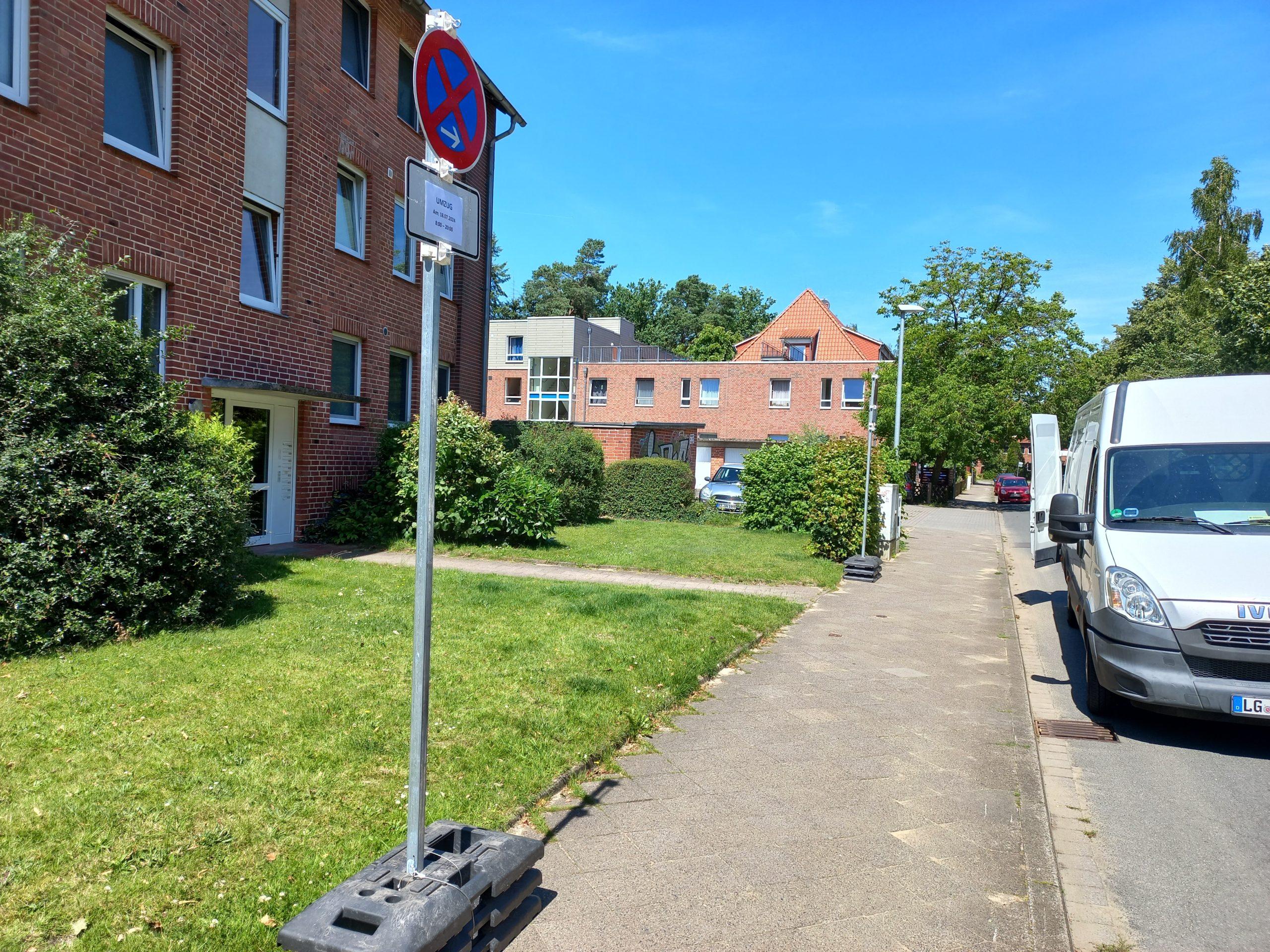 Temporäre Halteverbotszone